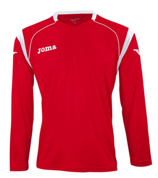 ECO L/S SHIRT RED-WHITE