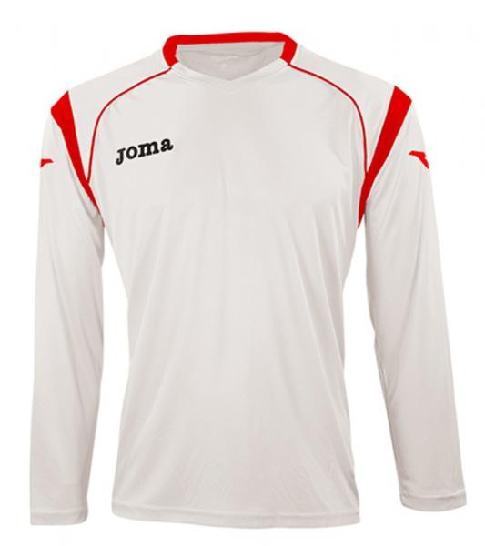 ECO L/S SHIRT WHITE-RED