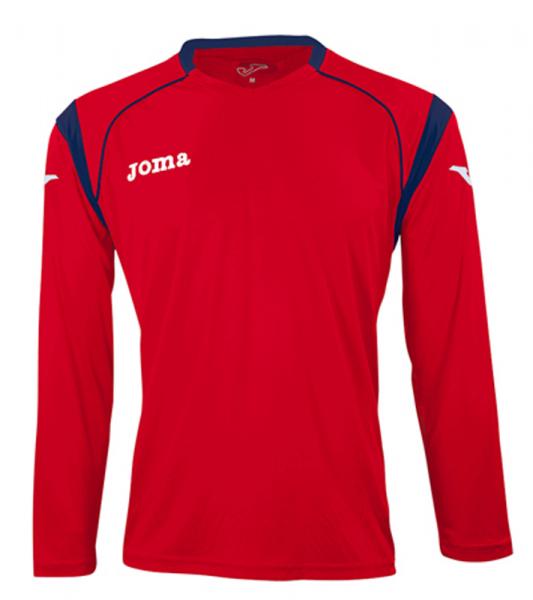 ECO L/S SHIRT RED-NAVY
