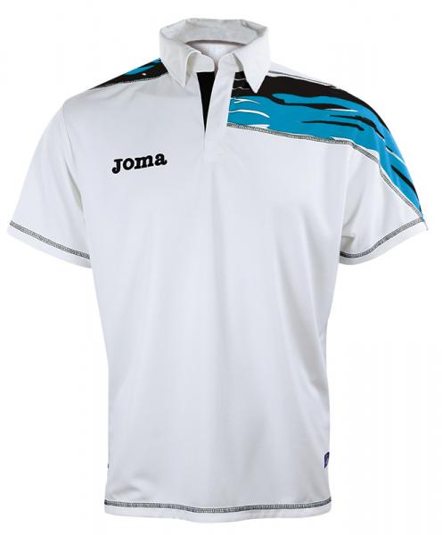 PICASHO III POLO WHITE-TURQUOISE