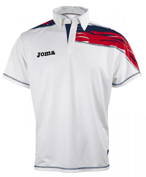 PICASHO III POLO WHITE-RED