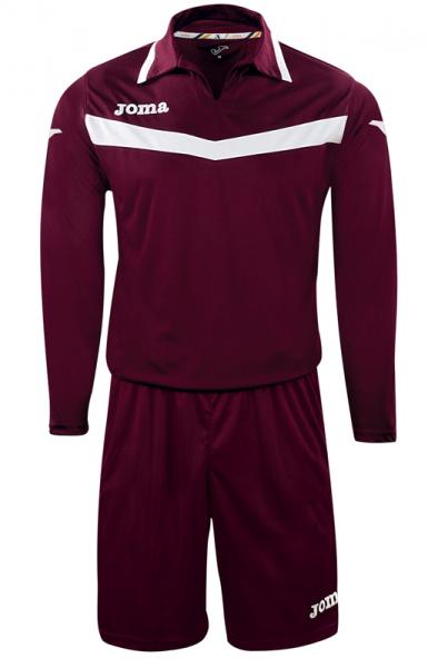 AREA II GOALKEEPER SET L/S BURGUNDY+SHORT