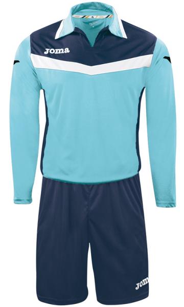 AREA II GOALKEEPER SET L/S TURQUOISE-NAVY+SHO