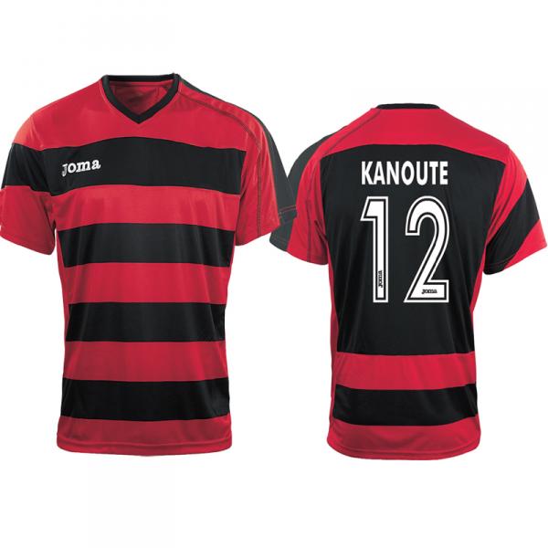 EUROPA S/S SHIRT RED-BLACK