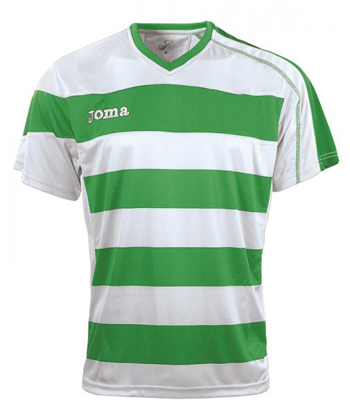 EUROPA S/S SHIRT GREEN-WHITE