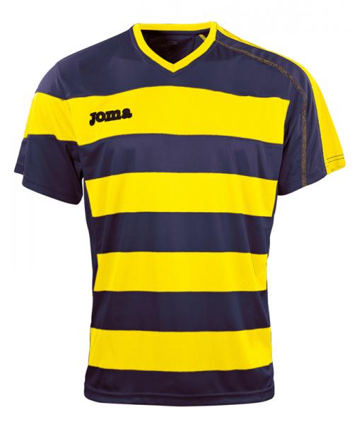 EUROPA S/S SHIRT YELLOW-NAVY