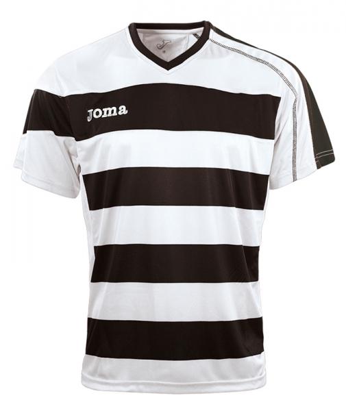 EUROPA S/S SHIRT WHITE-BLACK