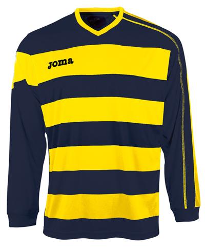 EUROPA L/S SHIRT YELLOW-NAVY