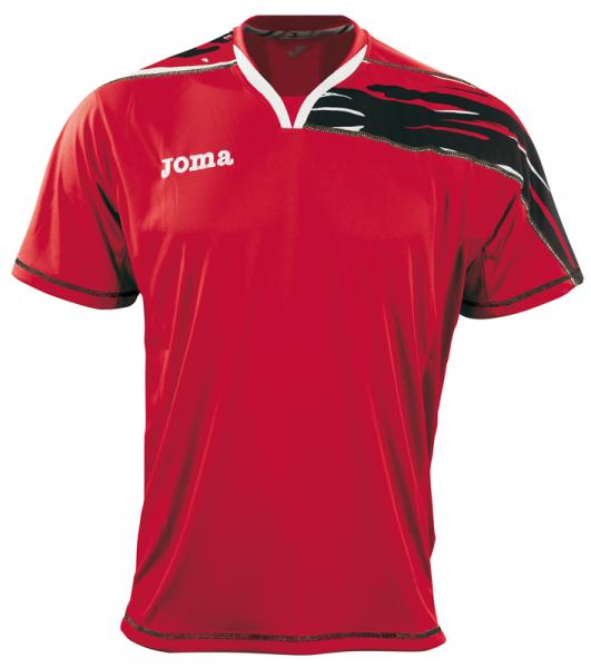 PICASHO III S/S SHIRT RED-BLACK