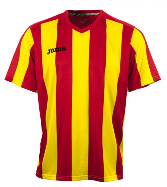 PISA 10 S/S SHIRT RED-YELLOW