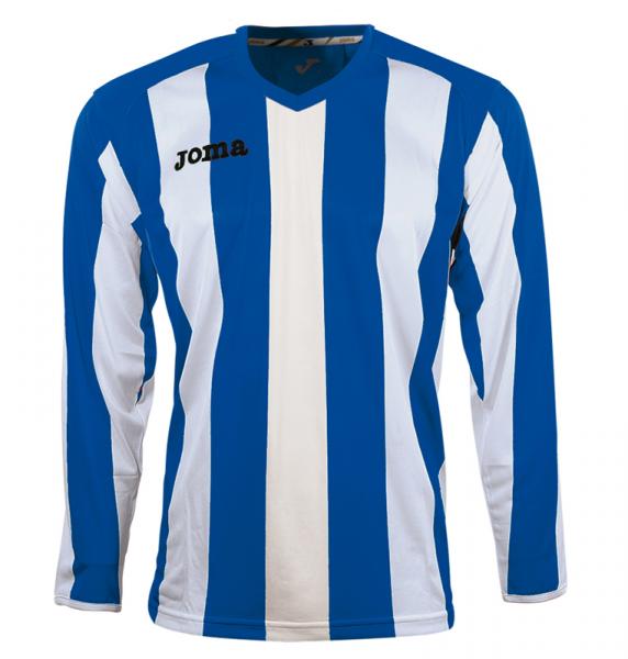PISA 10 L/S SHIRT ROYAL-WHITE
