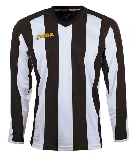 PISA 10 L/S SHIRT BLACK-WHITE