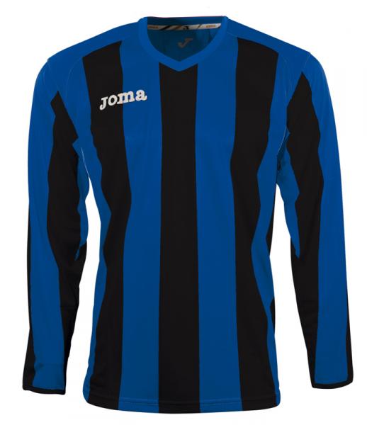 PISA 10 L/S SHIRT ROYAL-BLACK