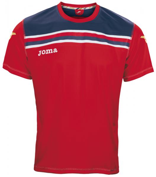 BRASIL S/S SHIRT RED-NAVY