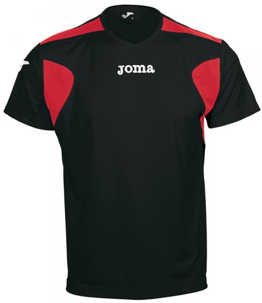 LIGA S/S SHIRT BLACK-RED