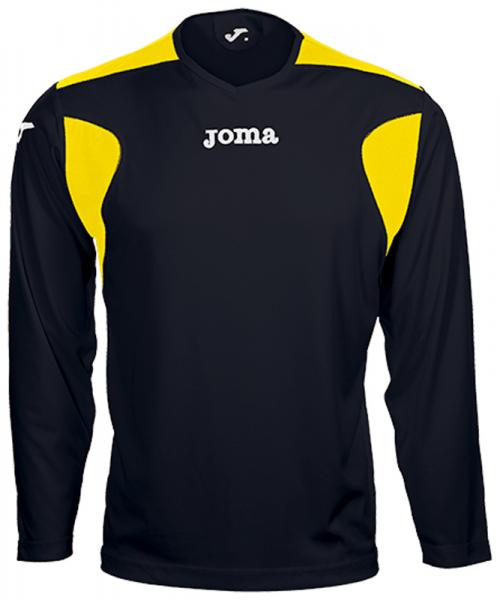 LIGA L/S SHIRT BLACK-YELLOW