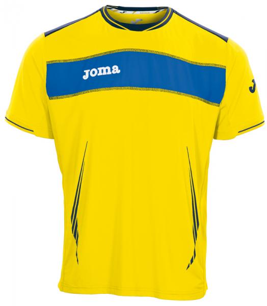 TERRA S/S SHIRT YELLOW-ROYAL