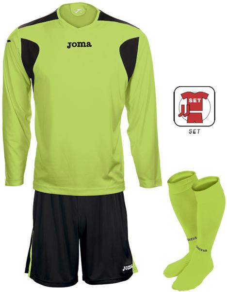 LIGA L/S FLURO SET GREEN FLUOR-BLACK
