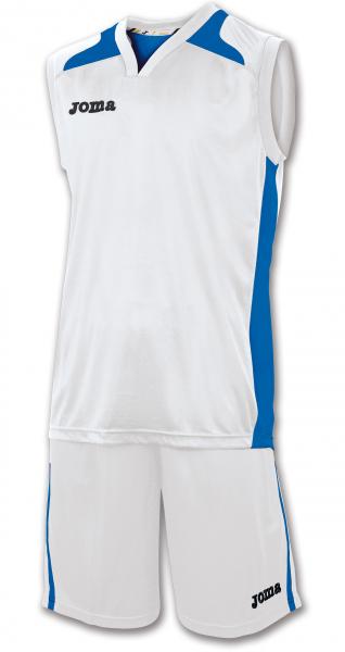 SET CANCHA WHITE JERSEY+SHORT