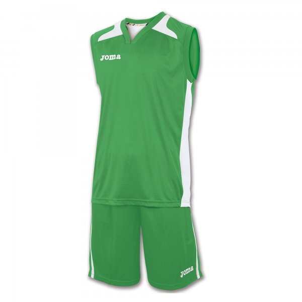 SET CANCHA GREEN JERSEY+SHORT