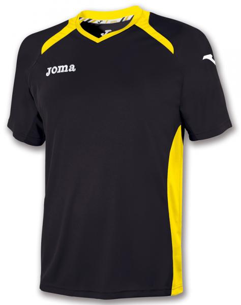 T-SHIRT CHAMPIONSHIP II BLACK-YELLOW S/S