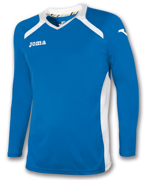 T-SHIRT CHAMPIONSHIP II ROYAL-WHITE L/S
