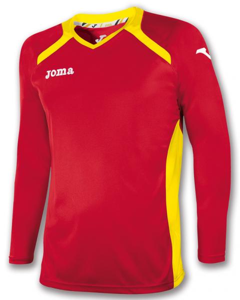 T-SHIRT CHAMPIONSHIP II RED-YELLOW L/S