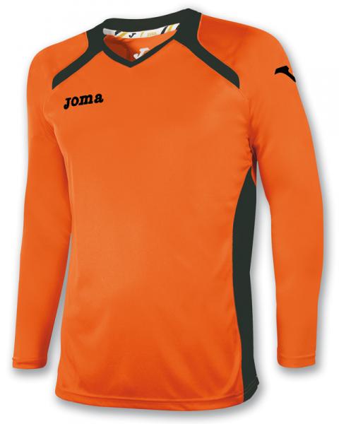 T-SHIRT CHAMPIONSHIP II ORANJE-BLACK L/S