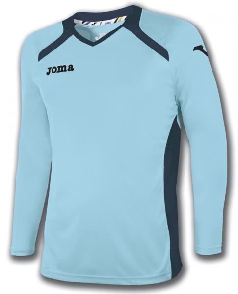 T-SHIRT CHAMPIONSHIP II SKY BLUE-NAVY L/S