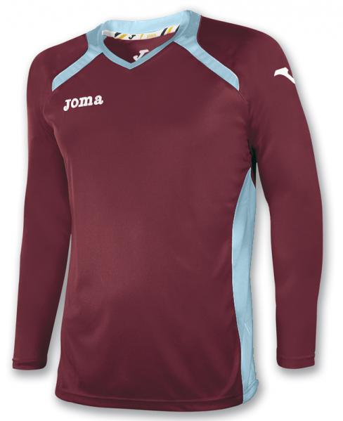 T-SHIRT CHAMPIONSHIP II BURGUNDY SKY BLUE L/S