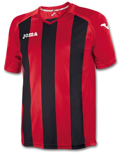 T-SHIRT PISA 12 RED-BLACK S/S