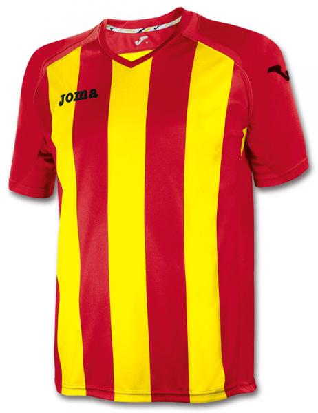 T-SHIRT PISA 12 RED-YELLOW S/S