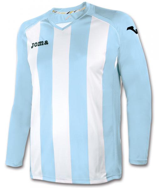 T-SHIRT PISA 12 SKY BLUE-WHITE L/S