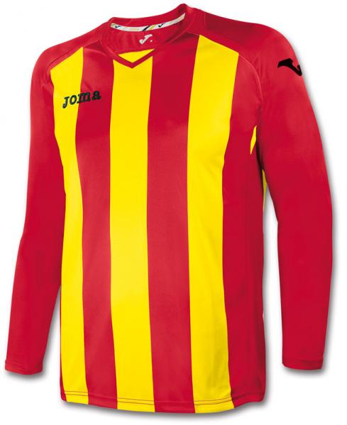T-SHIRT PISA 12 RED-AMARILLA L/S