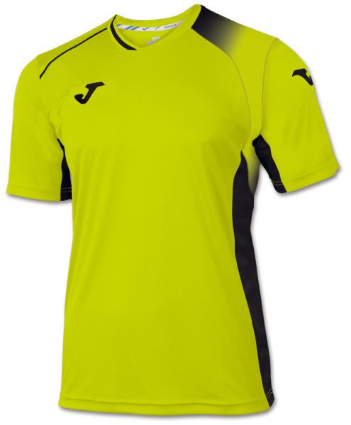 PICASHO IV  T-SHIRT LIME-BLACK