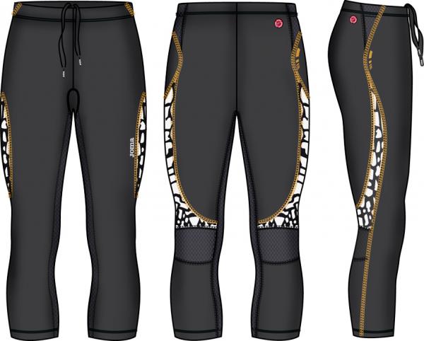 3:30 BLACK ELASTIC PIRATE PANTS