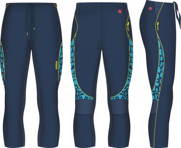 3:30 NAVY ELASTIC PIRATE PANTS