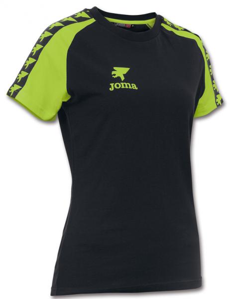 ORIGEN S/S WOMEN T-SHIRT BLACK-LIME
