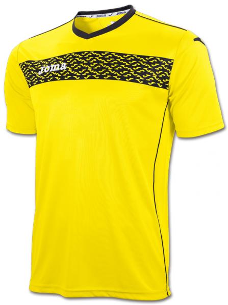 T-SHIRT LIGA II YELLOW-BLACK S/S