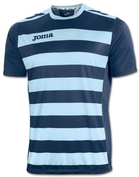 T-SHIRT EUROPA II SKY BLUE-NAVY S/S