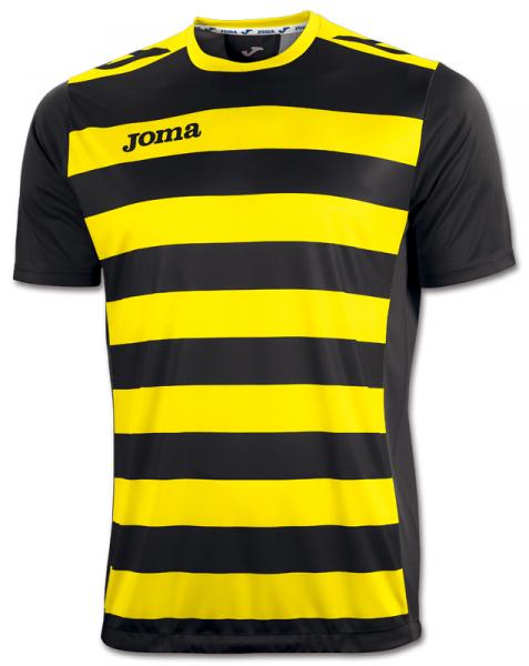 T-SHIRT EUROPA II BLACK-YELLOW S/S