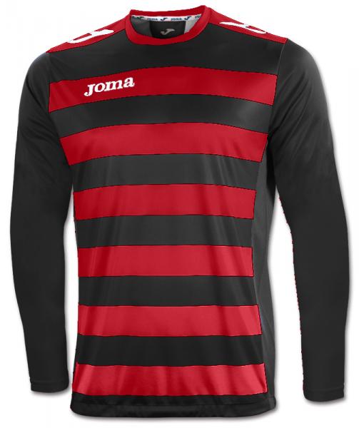 T-SHIRT EUROPA II RED-BLACK L/S