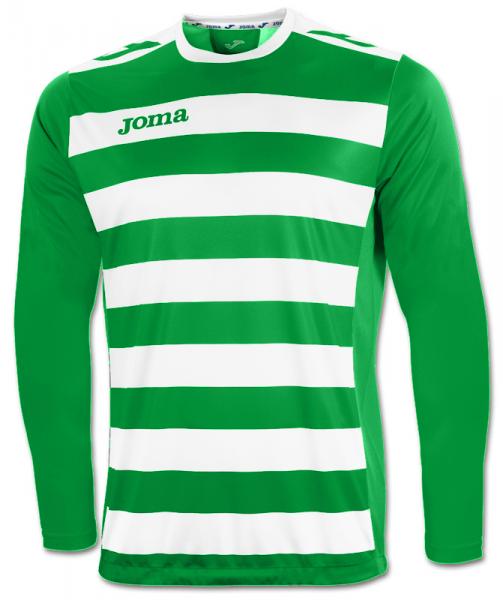 T-SHIRT EUROPA II GREEN-WHITE L/S