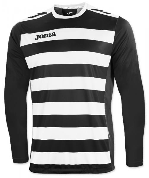 T-SHIRT EUROPA II WHITE-BLACK L/S
