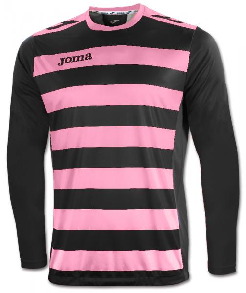 T-SHIRT EUROPA II PINK-BLACK L/S