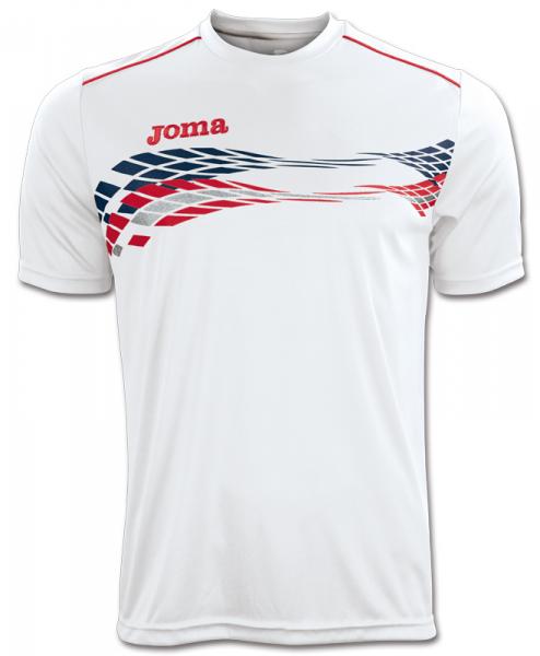 PICASHO V WHITE-RED S/S T-SHIRT