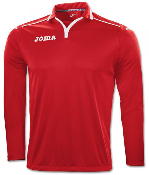 T-SHIRT TEK RED-WHITE L/S