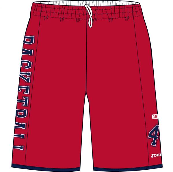 RED-NAVY BASKET SHORT PANTS