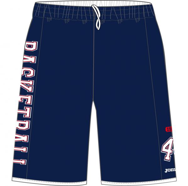 NAVY-WHITE BASKET SHORT PANTS