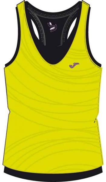 SHIRT WITHOUT SLEEVE RITMO LIME BLACK